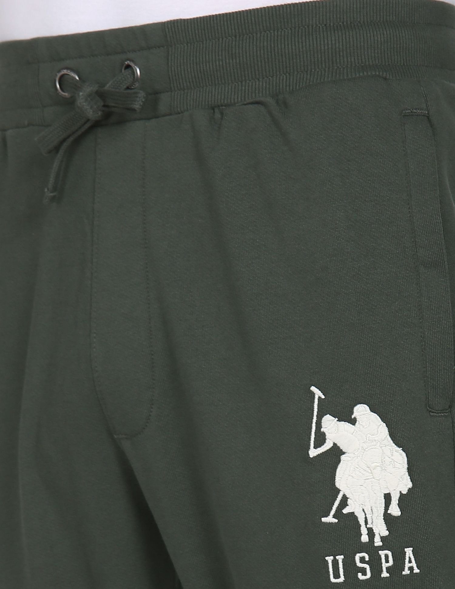 Mid Rise Logo Joggers Olive - U.S. POLO ASSN. | Large