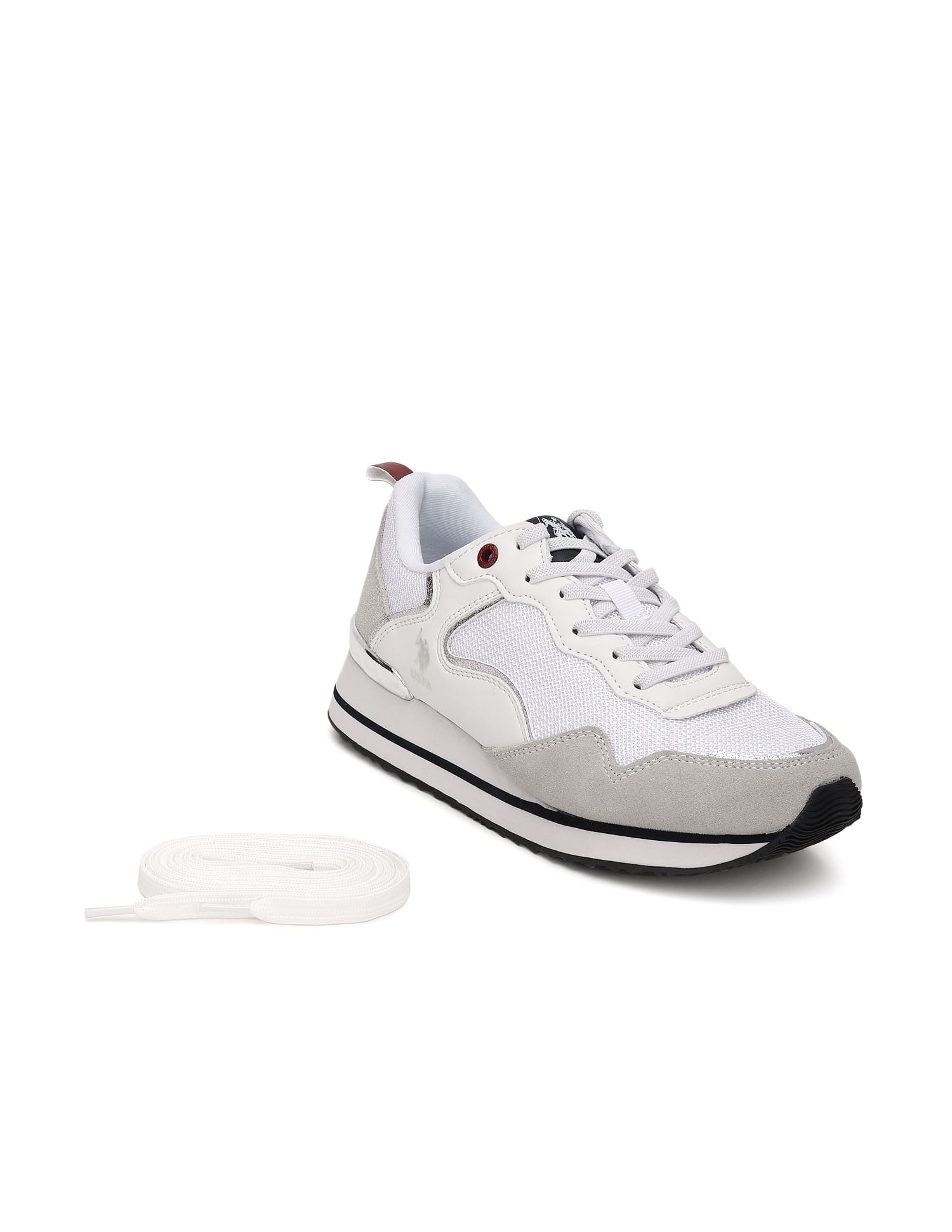 Women Metallic Zoe Sneakers White - U.S. Polo Assn. India | Large
